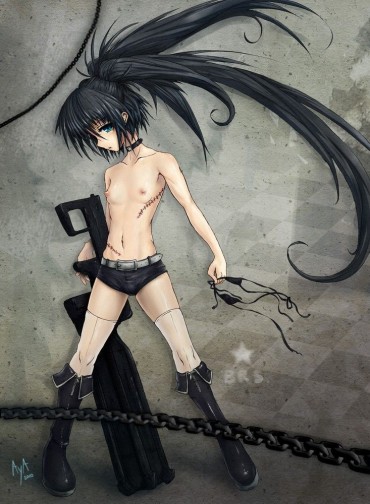 No Condom It Is An Erotic Image Of The Black Rock Shooter! Real Amature Porn
