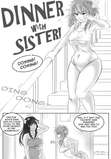 Bigboobs [Kipteitei] Dinner With Sister [English] (Ongoing) Stepson