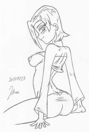 Fat Ass Gwen Tennyson_ Ben10_My Miny Sketches Work_5 Bubblebutt