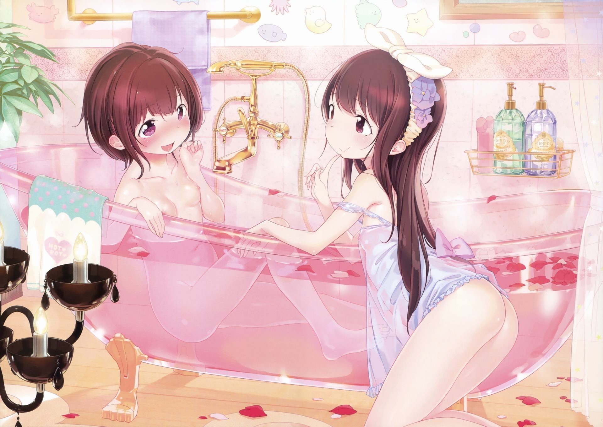 Free Amatuer Two-dimensional Erotic Image Feature That Collected The Bathing Scene Of The Beautiful Girl Who Comes To Want To Take A Bath Together Unintentionally Young Petite Porn
