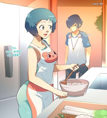 Lips [COCA] Cooking With Fuuka (Persona 3) Jock