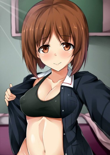 Camporn [Secondary] Naughty Image Of A Pretty Girl In Mechashiko Of Girls &amp; Panzer Hard Porn