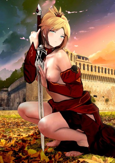 Facebook [Fate] Erotic Image Of Girl Swordsman Mode Red! Heels