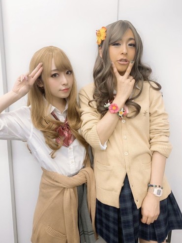 Blowing [Good News] Beautiful Voice Actor Tokui Aozora, Become A Black Gal (with White Gal) Wwwwww Liveshow