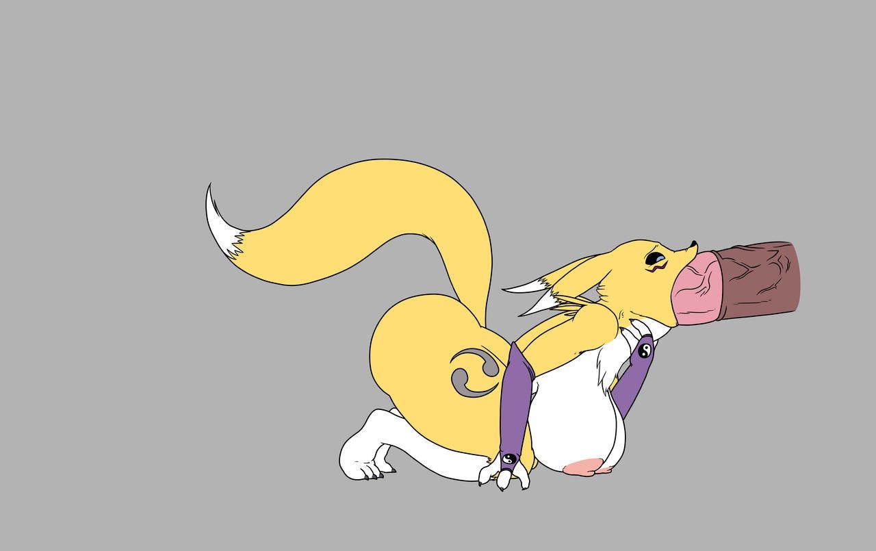 Ass Worship [DisturbedMonkey] Renamon's Facefuck Handjob