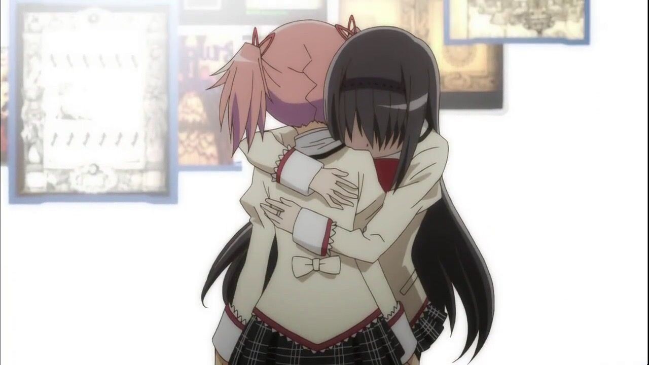 Old Image Wwwwwwwwwwwwwwwwwwwwww Where Kame Madoka To Akemi Homura Is Kissing Ball Busting