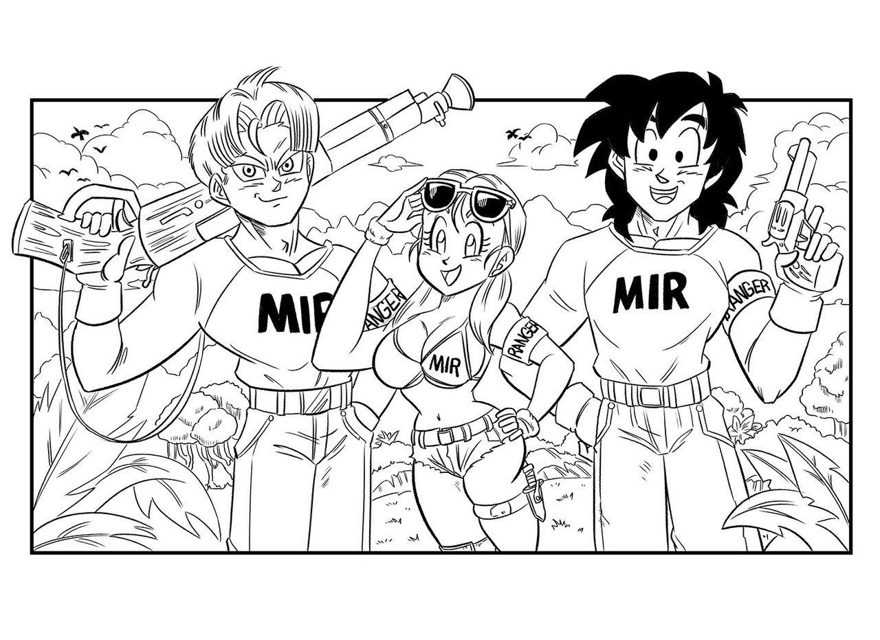 Animation [FunsexyDB] Ranger Trouble (Dragon Ball Z) [Ongoing] Step Sister