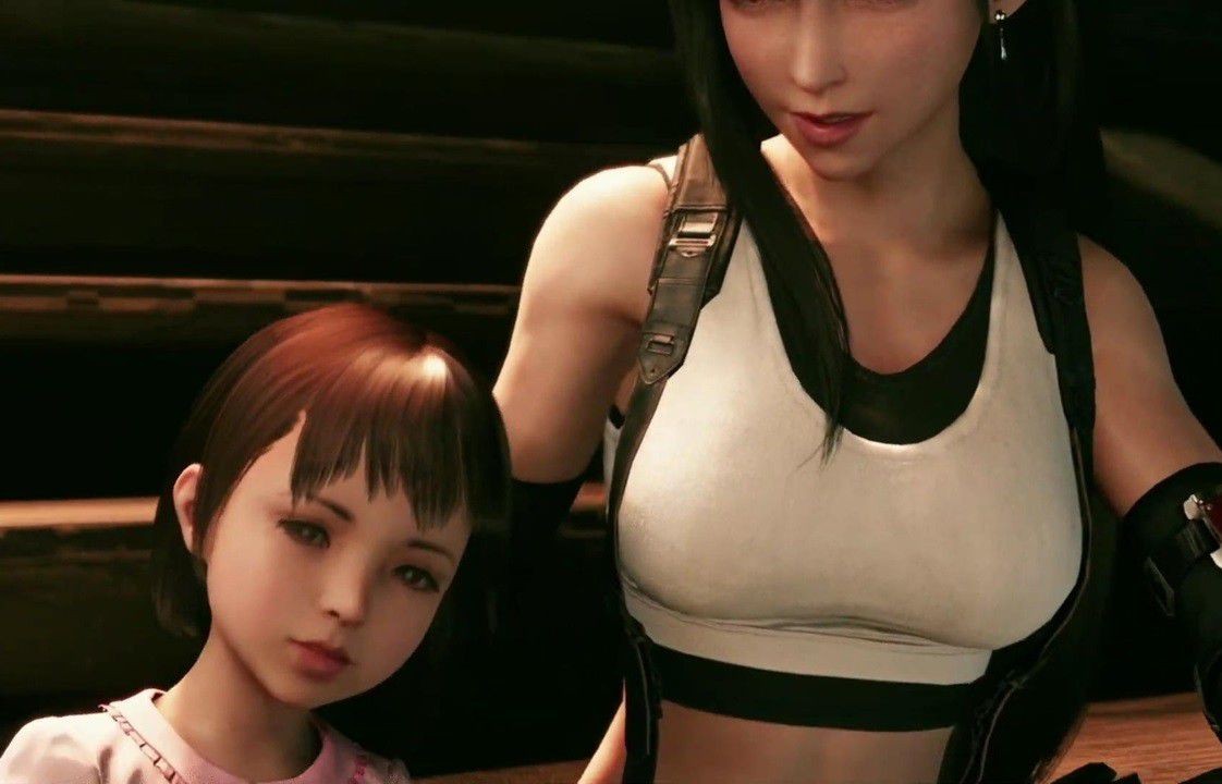 Thot [Final Fantasy 7 Remake] The Secondary Creation Illustration Of Erotic Tifa Of Black Inner And Spats Hair