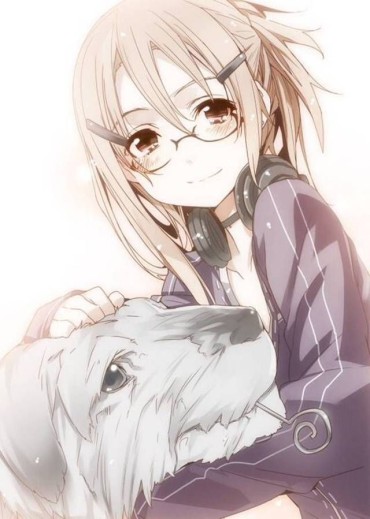 Ethnic [Glasses Daughter] Beautiful Girl Wearing Glasses That Will Heal The Tiredness Of The Week, Moe Image Of Glasses Child! Gets