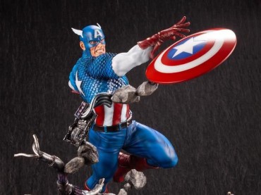 Finger Marvel Comics Captain America Fine Art Statue [bigbadtoystore.com] Marvel Comics Captain America Fine Art Statue Moms