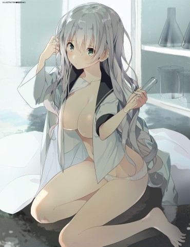 Famosa Secondary Erotic Images Of Beautiful Silver-haired Girls: Part 32 [silver Hair] Blowing