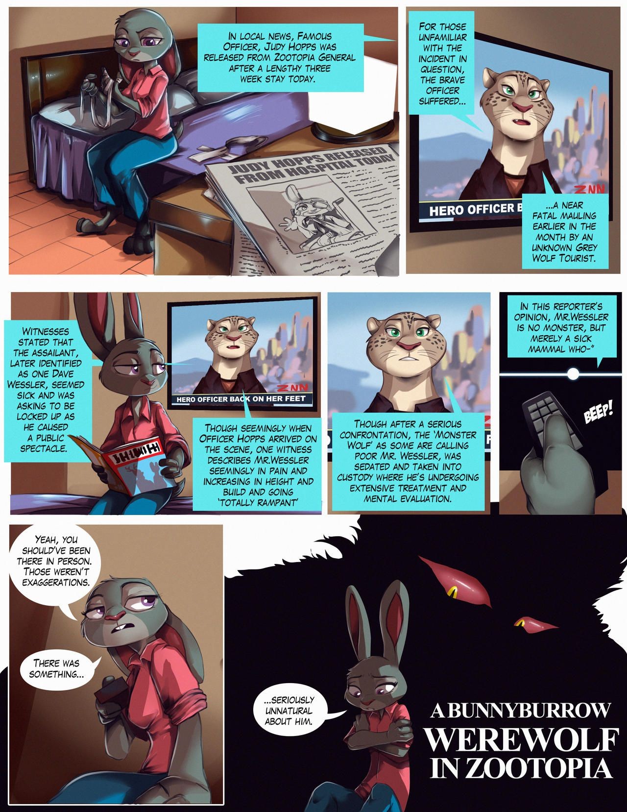 Internal [Nauyaco] A Bunnyburrow Werewolf In Zootopia (Zootopia) Ongoing Perfect Pussy