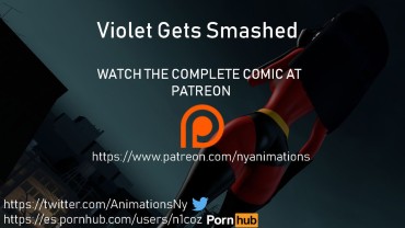Gay Kissing Violet Gets Smashed (NY Animations) (The Incredibles) She