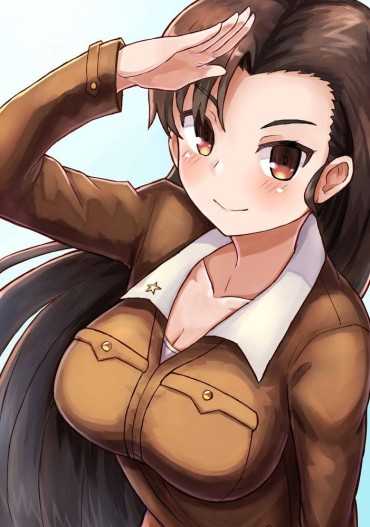 Actress Images Of Nishikinyo (Panzer Jacket) 50 Pieces Girls Und Panzer Japan