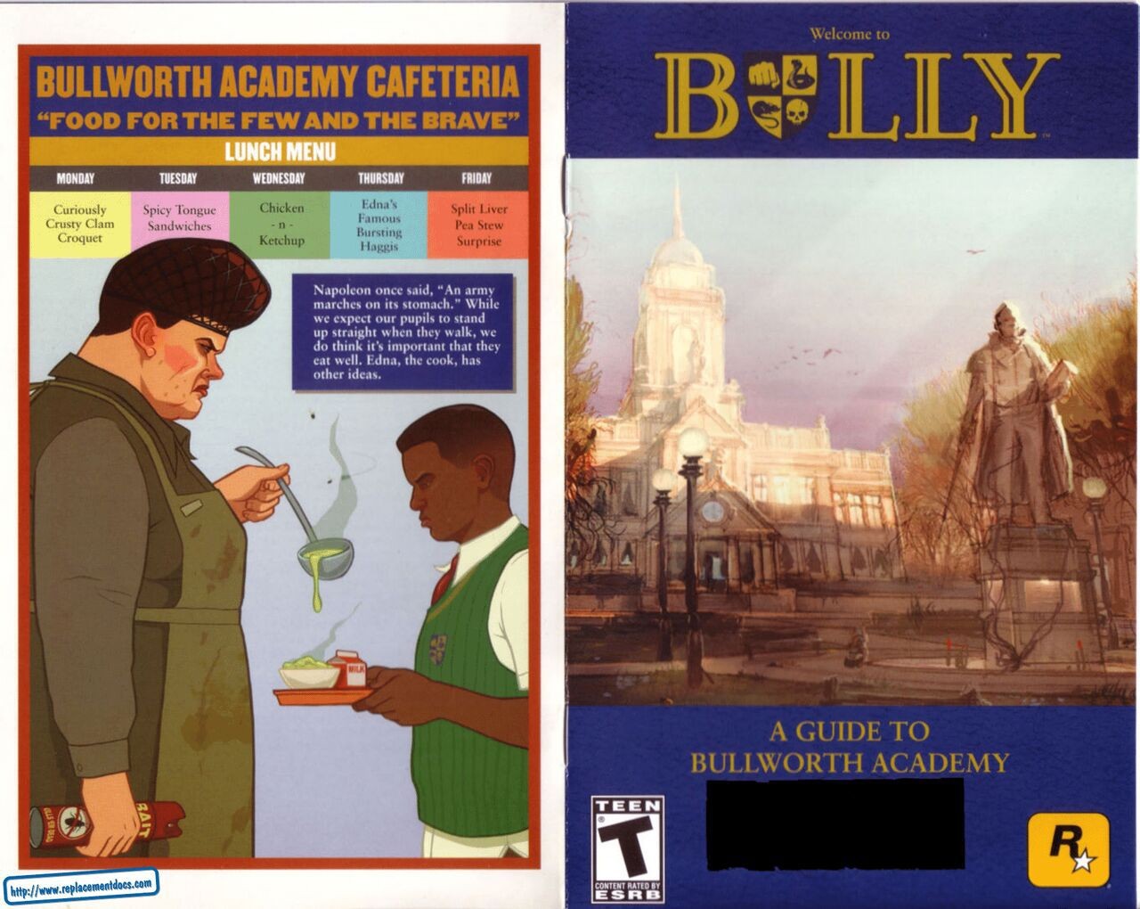 Novinho Bully (PlayStation 2) Game Manual Maduro