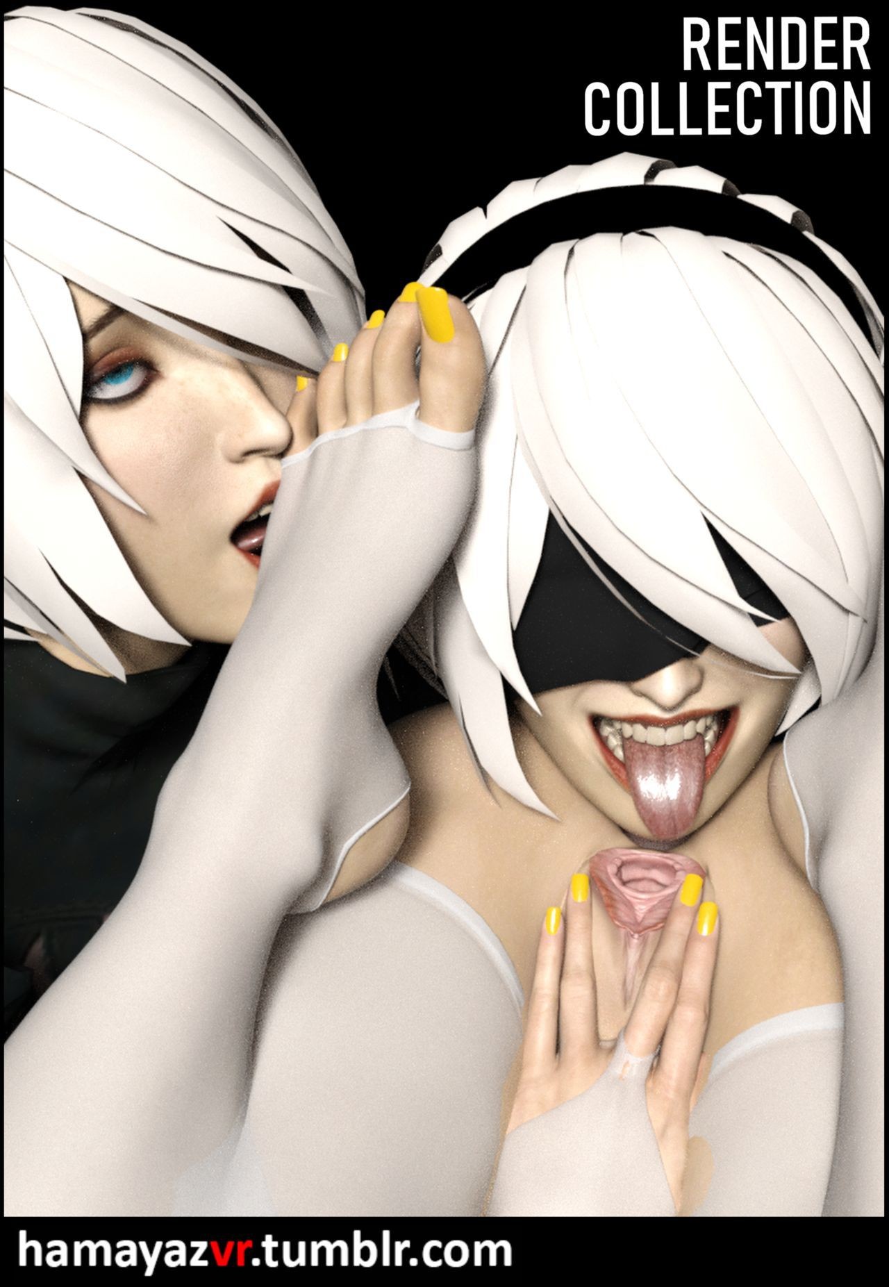 Fisting [hamayaz] Render Collection (Ongoing) Negra