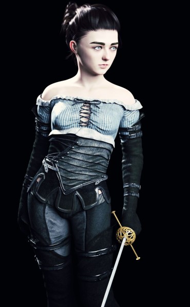 Her Arya And Sansa Stark 3D Alternative