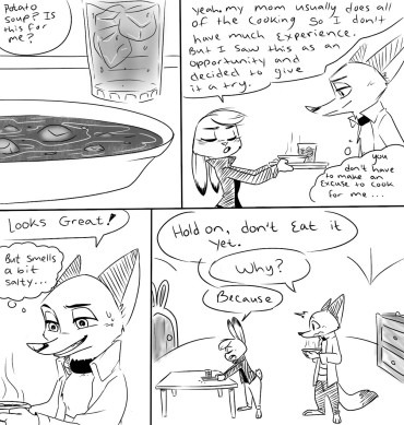 Stripping [a-wh-b] Home Cooking (Zootopia) Femdom