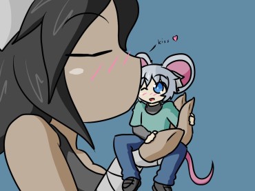 Coed [Rayen] Cat And Mouse Menage
