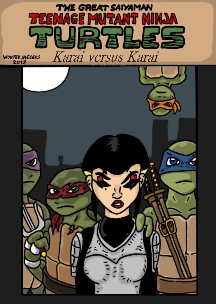 Kissing Teenage Mutant Ninja Turtles: Karai Versus Karai. Bath