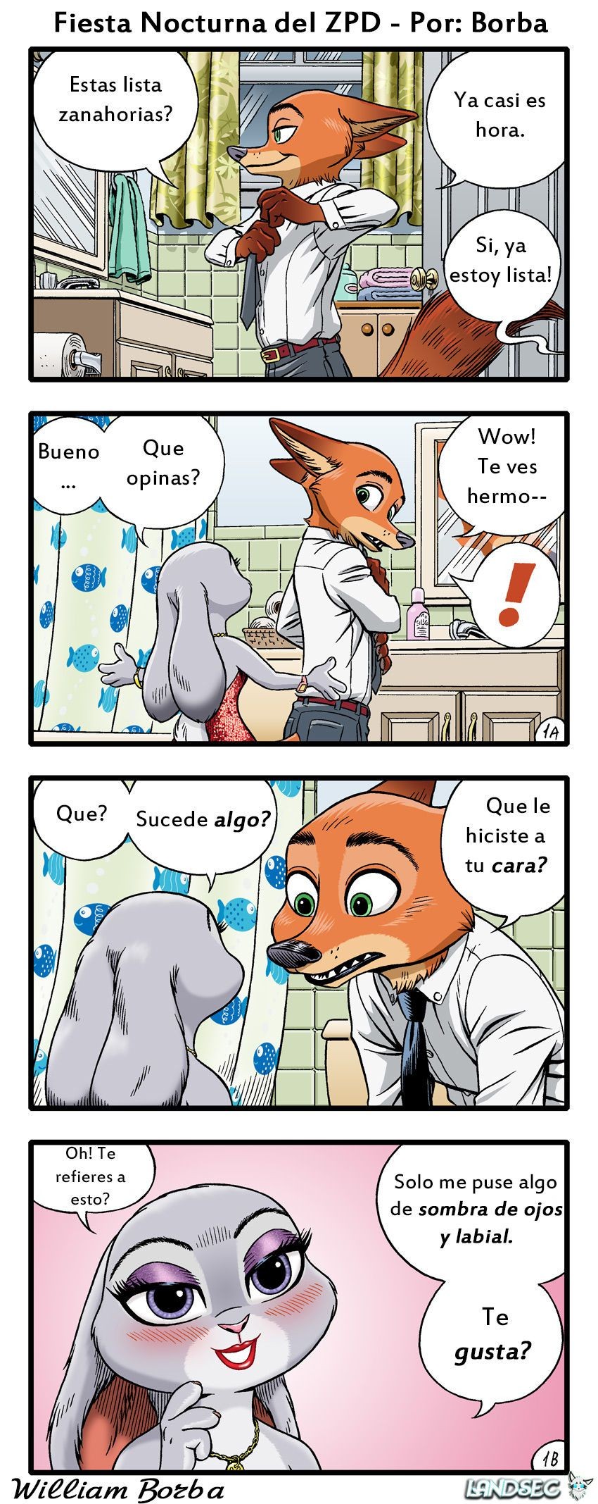 Facial Cumshot [Borba] ZPD's Party Night (Zootopia) (Spanish) [Landsec] Http://borba.deviantart.com/ The