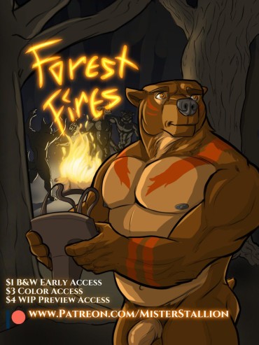 Spank [MisterStallion] Forest Fires (Color) [Ongoing] Real Amateurs