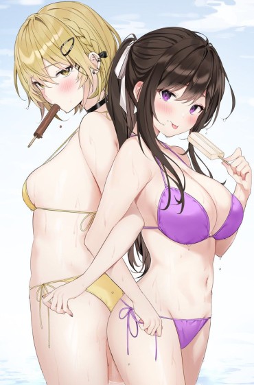 Thot 【Secondary】Erotic Image Of Two Beautiful Girls Who Can Not Choose Between Two Parts Part 3 【Harem】 Blackcock