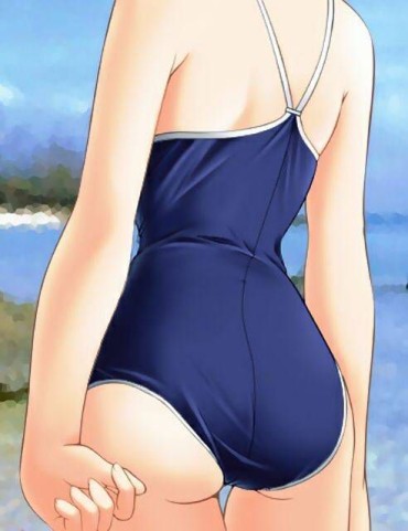 Riding Cock [56 Pieces] Cute Erofeci Image Collection Of Two-dimensional School Swimsuit. 44 Cougars