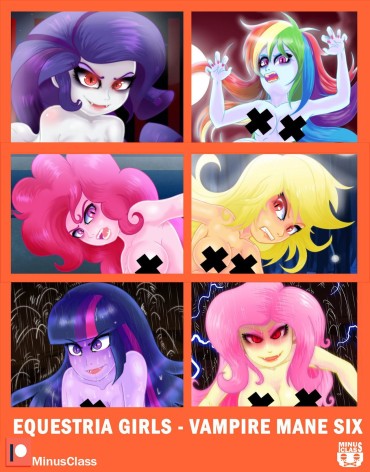 Mask [MinusClass] Equestria Girls – Vampire Mane Six Teentube