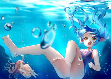 Dance [2nd] Cool Secondary Image Of A Cute Girl Who Is Diving In The Water [non-erotic] Grandma