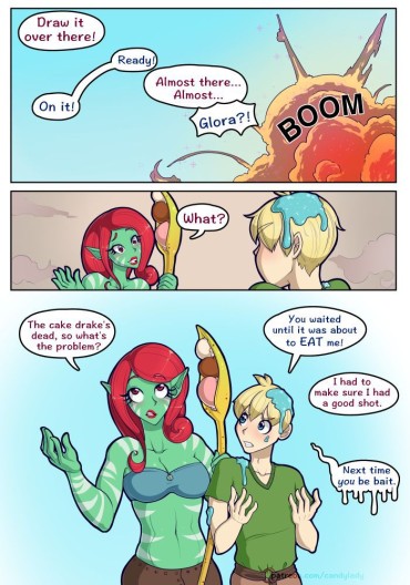 Step Fantasy [candylady] Glora Vs. The Jizzard [Ongoing] Pounded