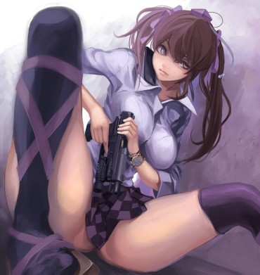 Gay [Secondary Erotic] Second Erotic Image Of A Girl With A Weapon 8 [firearms, Etc.] Cumshots