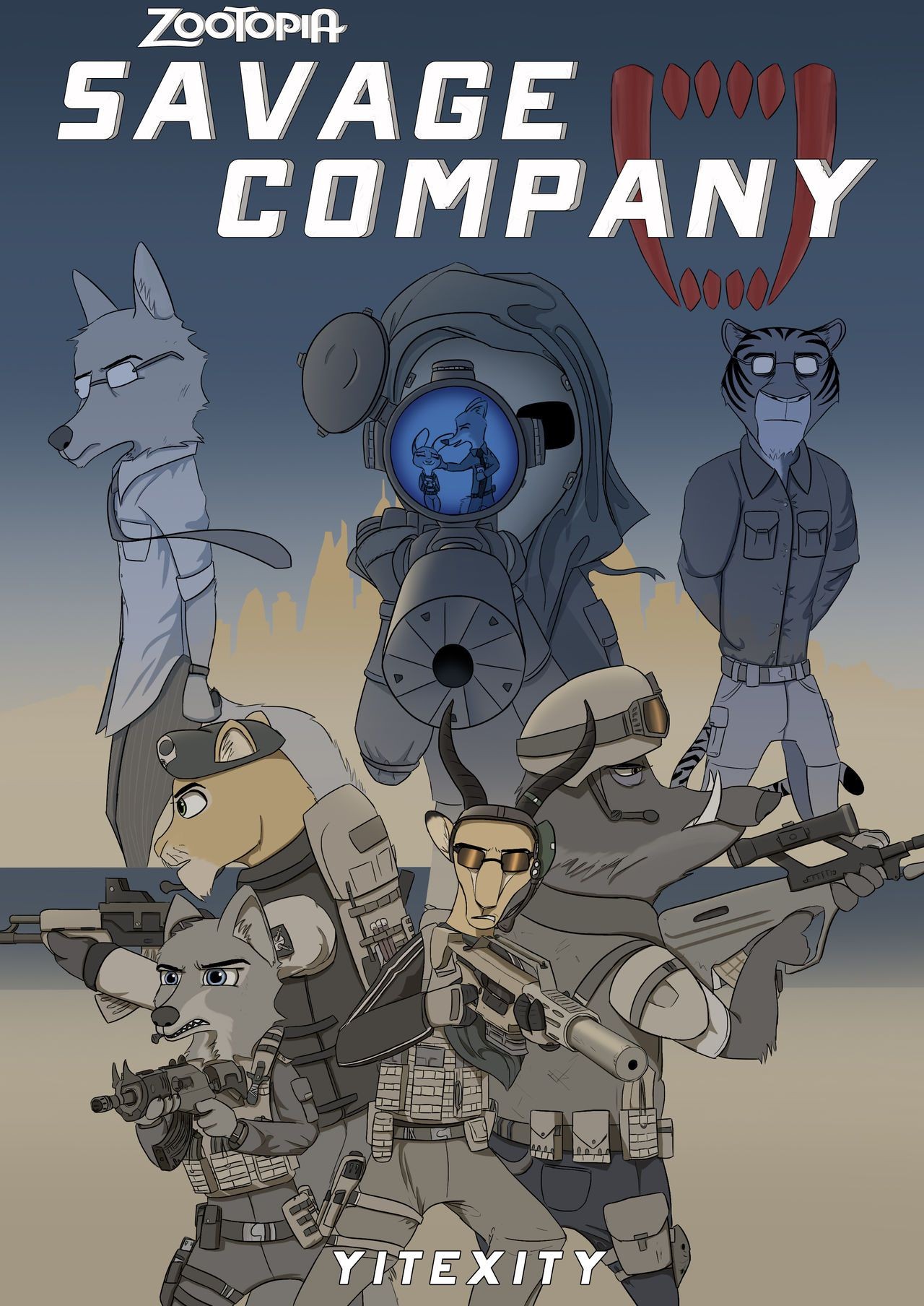 Free Hardcore [Yitexity] Savage Company - Chapter 2 (Zootopia) [Ongoing] Sex Party
