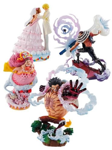 Vagina One Piece Logbox Re:Birth (Whole Cake Island Ver.) Set Of 4 Limited Edition Figures [bigbadtoystore.com] One Piece Logbox Re:Birth (Whole Cake Island Ver.) Set Of 4 Limited Edition Figures Small Boobs