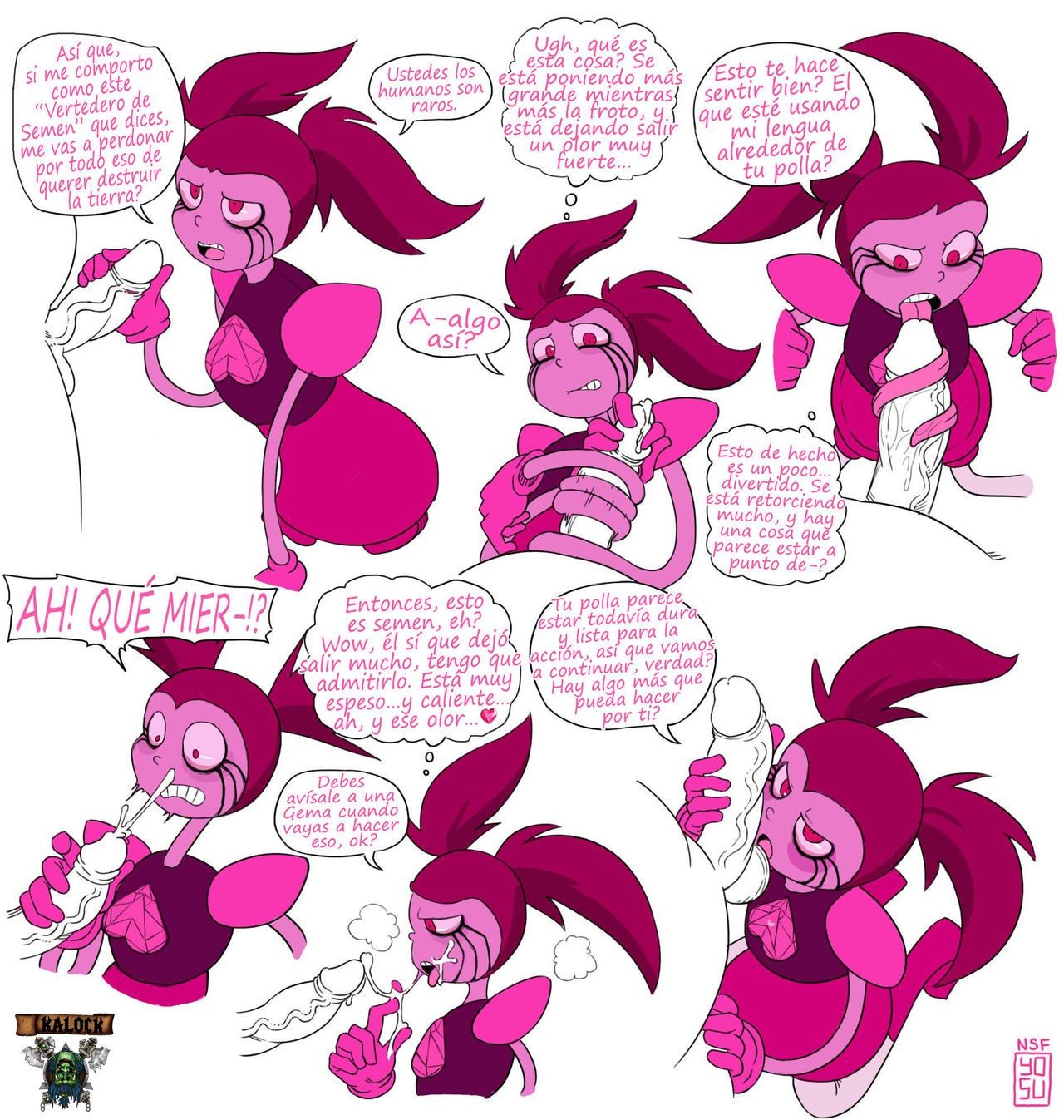 Gaygroupsex [nsfyosu] La Disculpa De Spinel (Steven Universe) (Spanish) [kalock] Dick Suckers