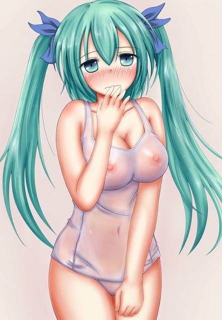 Mediumtits [58 Pieces] Cute Erofeci Image Collection Of Two-dimensional School Swimsuit. 45 Peituda