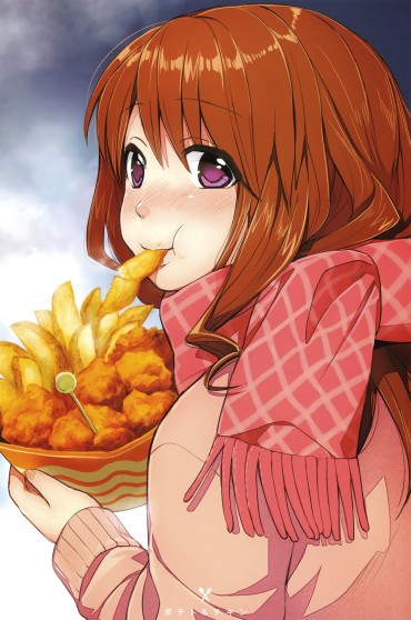 Sharing Secondary: The Second Image Of A Cute Girl Who Is Eating Food. 10 [non-erotic] Lezbi