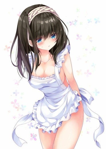 Girls In Summer, The Image Of A Naked Apron Large
