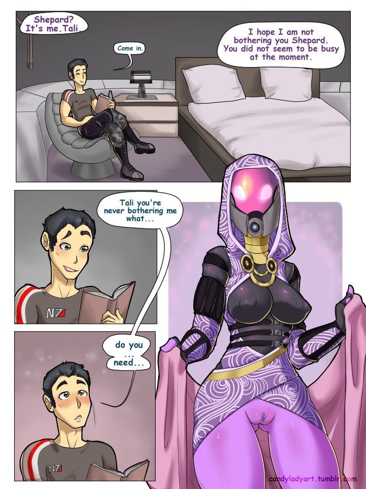 Hot Girl Porn [candylady] Tali X Shepard (Mass Effect) [Ongoing] Pornstar