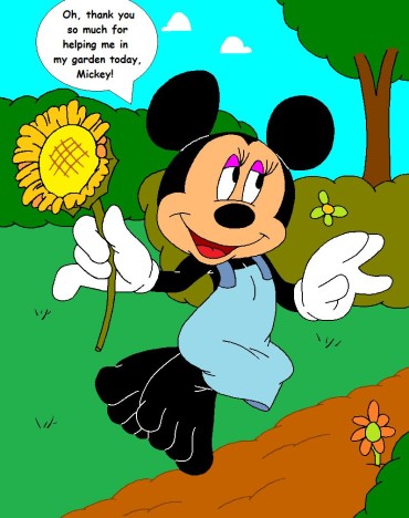 Bedroom Mickey & Minnie – Ripped Pants Gets