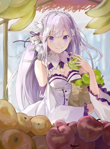 Para Secondary Image Of The Girl Who Comes Out In "Re: Different World Life Starting From Zero" Part 2 [Re: Zero] Eating