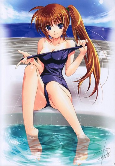 Facials [Secondary Swimsuit] Annoying Line Of Captivating Body, Beautiful Girl Image Part1 Of School Swimsuit Namorada