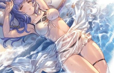 Caliente "Granblue Fantasy" Erotic Thighs "Tico" Too Much-whipped Swimsuit Costume! Orgasmus