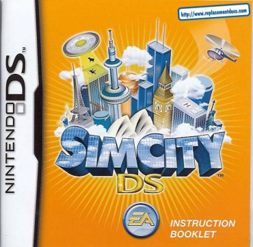 Zorra SimCity DS (Nintendo DS) Game Manual Masseuse