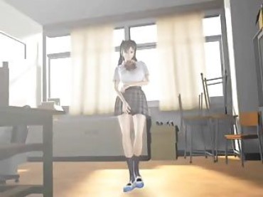 Perfect Teen After School Girl JK 3D Panties