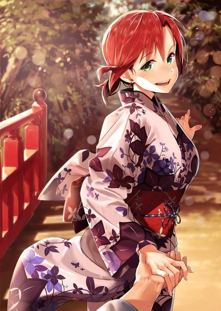 4some [Apron] Kimono, Hakama, Kimono, Kimono Image @ Rainbow [Tasuki] Part 15 Big Natural Tits