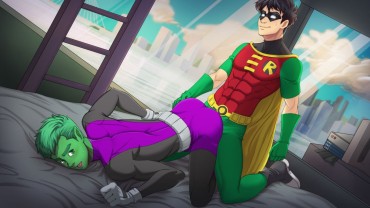 Chupa [Suiton00] Teen Titans – Robin X Beast Boy #1 Ass Sex