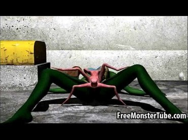 Gay Latino Green 3D Babe Gets Fucked Hard By An Alien Spider – 3 Min Actress