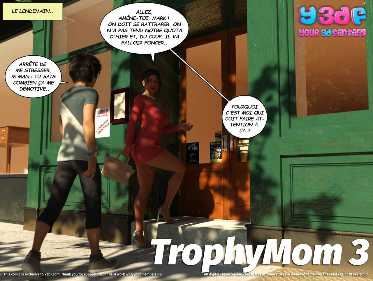 Flagra [Y3DF] Trophy Mom 3 [French] Banheiro