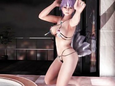 Uncensored Ayane Doing A Silly Dance Sperm